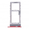 Tiroir double Sim/SD Samsung Galaxy S20 (G980F) et S20 Plus (G985F) - Rouge