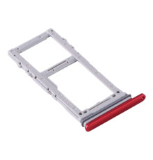 Tiroir double Sim/SD Samsung Galaxy S20 (G980F) et S20 Plus (G985F) - Rouge