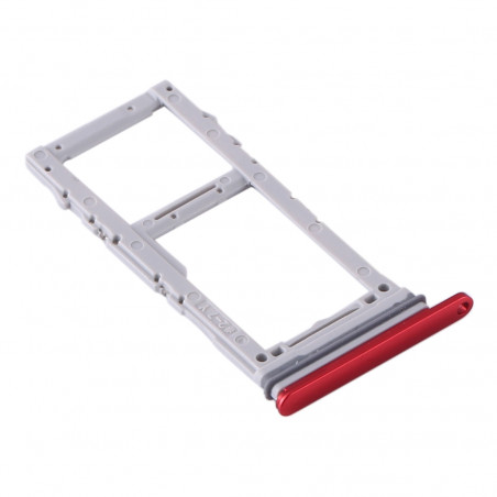 Tiroir double Sim/SD Samsung Galaxy S20 (G980F) et S20 Plus (G985F) - Rouge