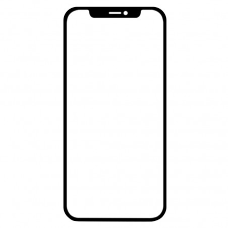 Film en Verre Trempé Intégral iPhone 12 Pro Max - Contour Noir