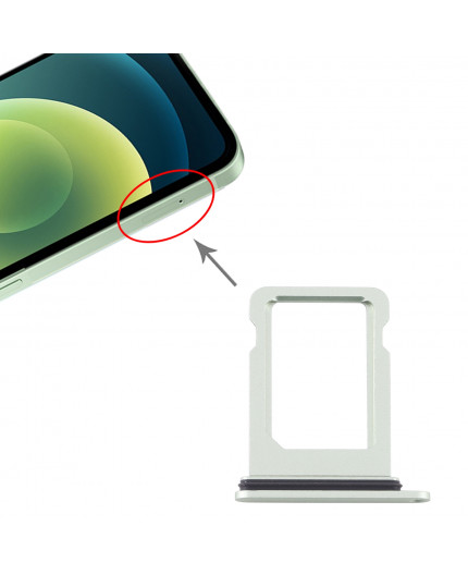 Tiroir Sim iPhone 12 Mini - Vert