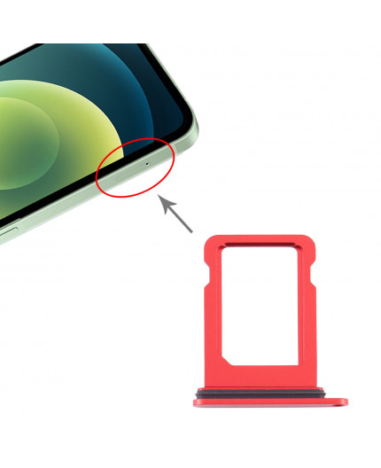 Tiroir Sim iPhone 12 - Rouge
