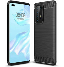Coque en Fibre de Carbone Huawei P40 - Noir