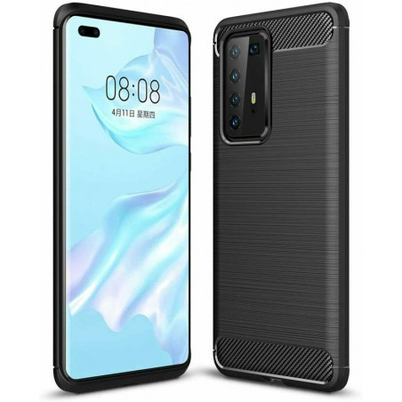 Coque en Fibre de Carbone Huawei P40 - Noir