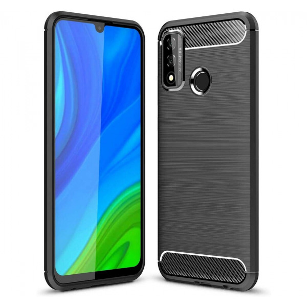 Coque en Fibre de Carbone Huawei P Smart (2020) - Noir