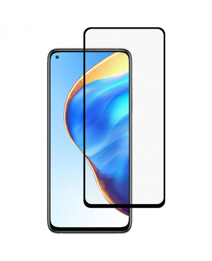 Film en Verre Trempé Intégral Xiaomi Mi 10T et Mi 10T Pro - Contour Noir