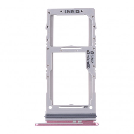 Tiroir double Sim/SD Samsung Galaxy S20 (G980F) et S20 Plus (G985F) - Rose