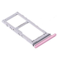 Tiroir double Sim/SD Samsung Galaxy S20 (G980F) et S20 Plus (G985F) - Rose