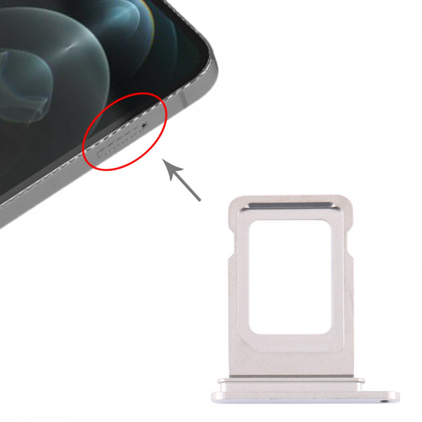 Tiroir Sim iPhone 12 Pro et 12 Pro Max - Argent