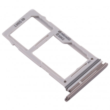 Tiroir double Sim/SD Samsung Galaxy S10 (G973F)/S10+ (G975F) - Noir Prisme