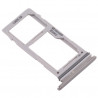 Tiroir double Sim/SD Samsung Galaxy S10 (G973F)/S10+ (G975F) - Blanc Prisme