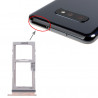 Tiroir double Sim/SD Samsung Galaxy S10 (G973F)/S10+ (G975F) -  OR Rose
