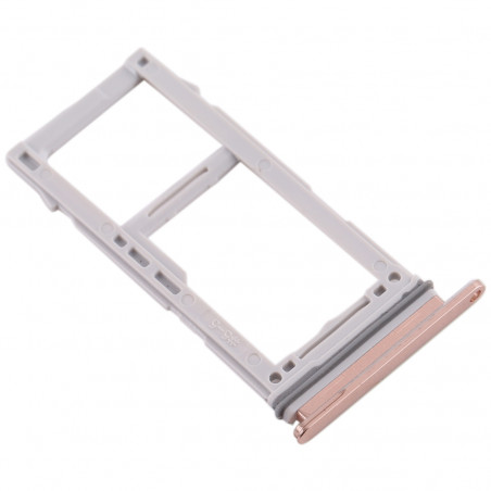 Tiroir double Sim/SD Samsung Galaxy S10 (G973F)/S10+ (G975F) -  OR Rose