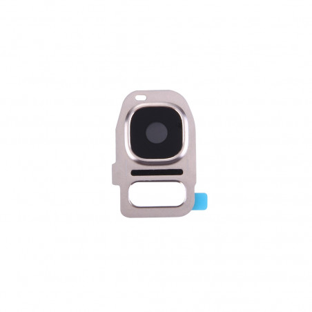 Lentille caméra arrière avec contour Samsung Galaxy S7 (G930F) - Rose