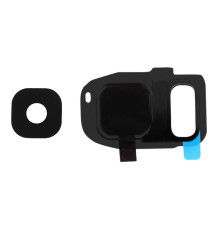 Lentille caméra arrière avec contour Samsung Galaxy S7 Edge (G935F) - Noir