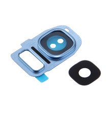 Lentille caméra arrière avec contour Samsung Galaxy S7 Edge (G935F) - Bleu