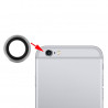 Lentille caméra arrière avec contour iPhone 6/6S - Argent