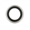 Lentille caméra arrière avec contour iPhone 6/6S - Argent