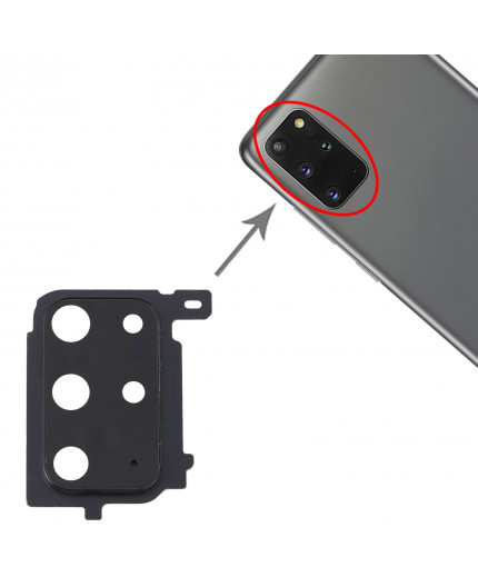 Lentille caméra arriére avec contour Samsung Galaxy S20+ (G985F) - Noir