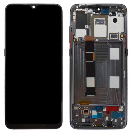 Écran complet pré - monté sur Châssis Xiaomi Mi 9 - Noir