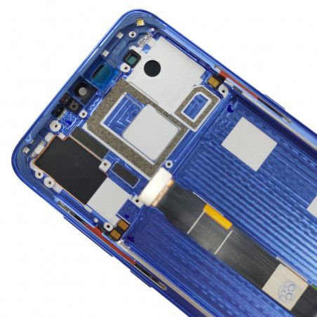 Écran complet pré - monté sur Châssis Xiaomi Mi 9 - Bleu