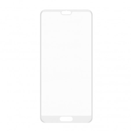 Film en Verre Trempé Intégral Huawei P20 - Contour Blanc