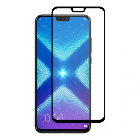 Film en Verre Trempé Intégral Huawei Honor 8X - Contour Noir