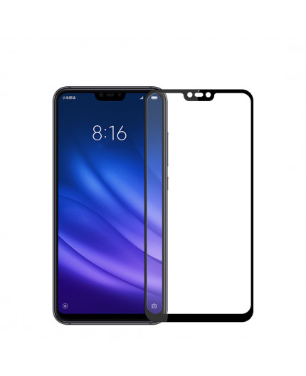 Film en Verre Trempé Intégral Xiaomi Mi 8 Lite - Contour Noir