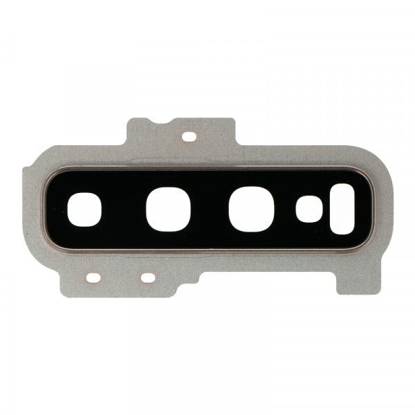 Lentille caméra arrière avec contour Samsung Galaxy S10+ (G975F) - Blanc Prisme