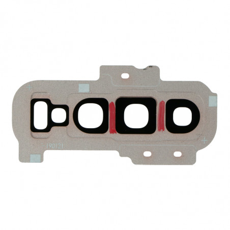 Lentille caméra arrière avec contour Samsung Galaxy S10+ (G975F) - Blanc Prisme