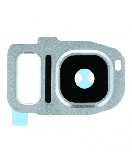 Lentille caméra arrière avec contour Samsung Galaxy S7 Edge (G935F) - Argent