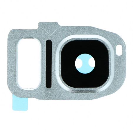 Lentille caméra arrière avec contour Samsung Galaxy S7 Edge (G935F) - Argent