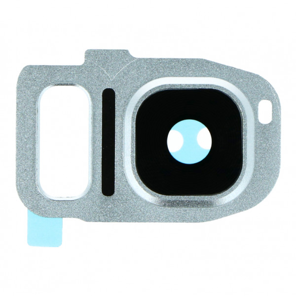 Lentille caméra arrière avec contour Samsung Galaxy S7 Edge (G935F) - Argent