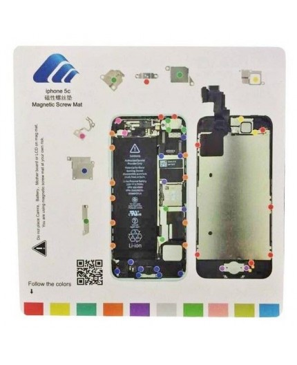 Tapis Magnétique/Patron de Démontage iPhone 5C