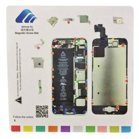Tapis Magnétique/Patron de Démontage iPhone 5C