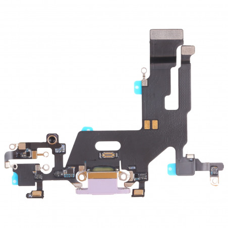 Nappe Connecteur de Charge iPhone 11 - Mauve