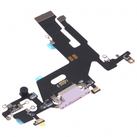 Nappe Connecteur de Charge iPhone 11 - Mauve