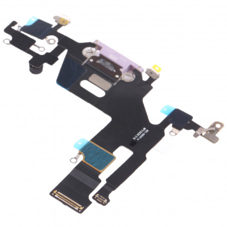 Nappe Connecteur de Charge iPhone 11 - Mauve