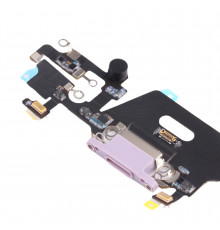 Nappe Connecteur de Charge iPhone 11 - Mauve