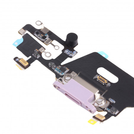 Nappe Connecteur de Charge iPhone 11 - Mauve