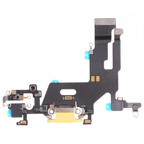 Nappe Connecteur de Charge iPhone 11 - Jaune