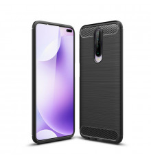 Coque en Fibre de Carbone Xiaomi Redmi K30/Poco X2 - Noir