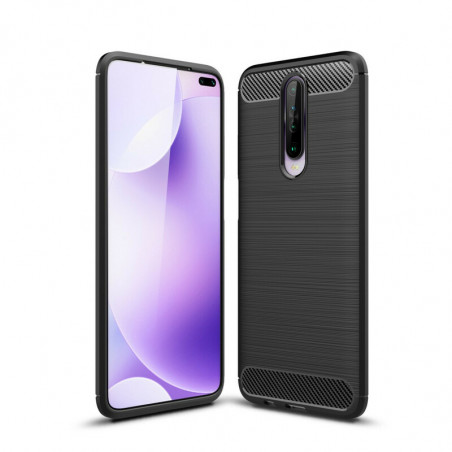 Coque en Fibre de Carbone Xiaomi Redmi K30/Poco X2 - Noir