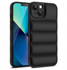 Coque Matelassée iPhone 13 Pro Max - Noir