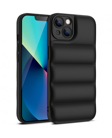 Coque Matelassée iPhone 13 Mini - Noir