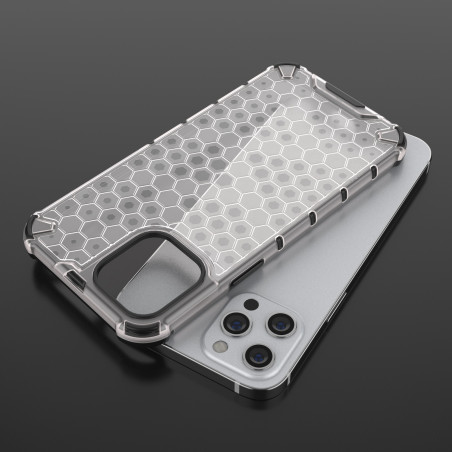 Coque Antichoc Modèle Nid d'Abeille iphone 13 Pro Max - Gris Anthracite