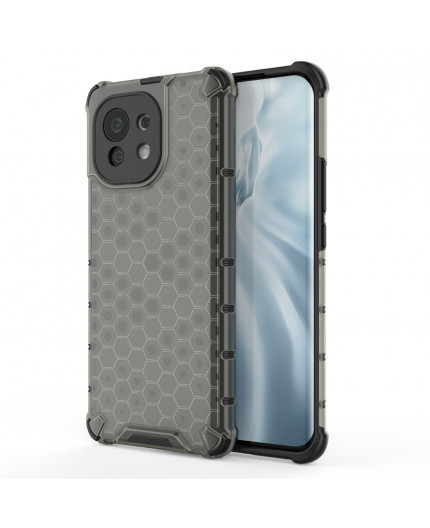 Coque Antichoc Modèle Nid d'Abeille Xiaomi Mi 11 - Gris Anthracite