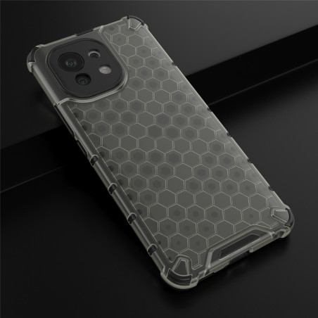 Coque Antichoc Modèle Nid d'Abeille Xiaomi Mi 11 - Gris Anthracite