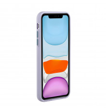 Coque Silicone avec Porte carte iPhone 11 Pro Max - Violet