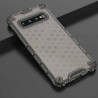 Coque Antichoc Modèle Nid d'Abeille Samsung Galaxy S10 (G973F) - Gris Anthracite